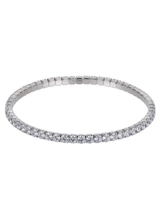 Lykka Strong elastiskt tennisarmband zirkonia 16.5cm