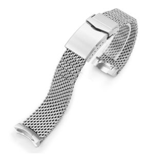 MiLTAT Curved End Massy Mesh-armband för Seiko 5 MC221820B006B-S5 main product photo
