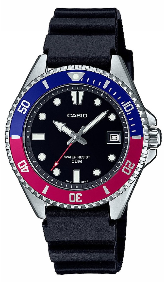 Casio&#x20;Duro&#x20;black&#x20;Pepsi&#x20;bio-resin&#x20;MDV-10-1A2VEF