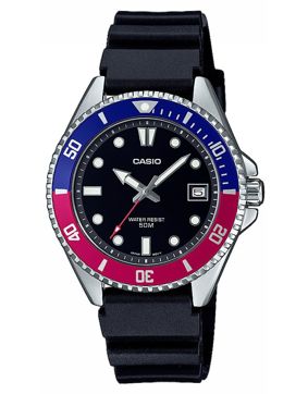 Casio Duro black Pepsi bio-resin MDV-10-1A2VEF
