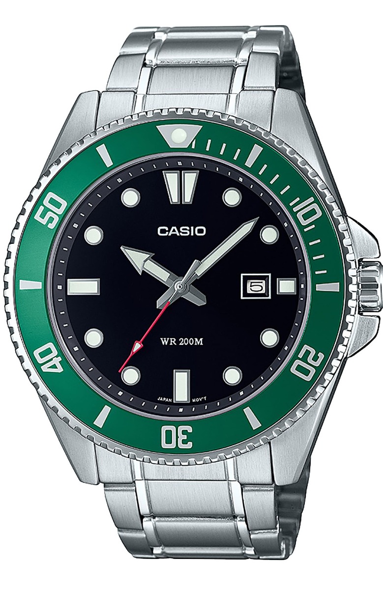 Casio Duro green steel MDV-107D-3AVEF