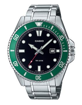 Casio Duro green steel MDV-107D-3AVEF