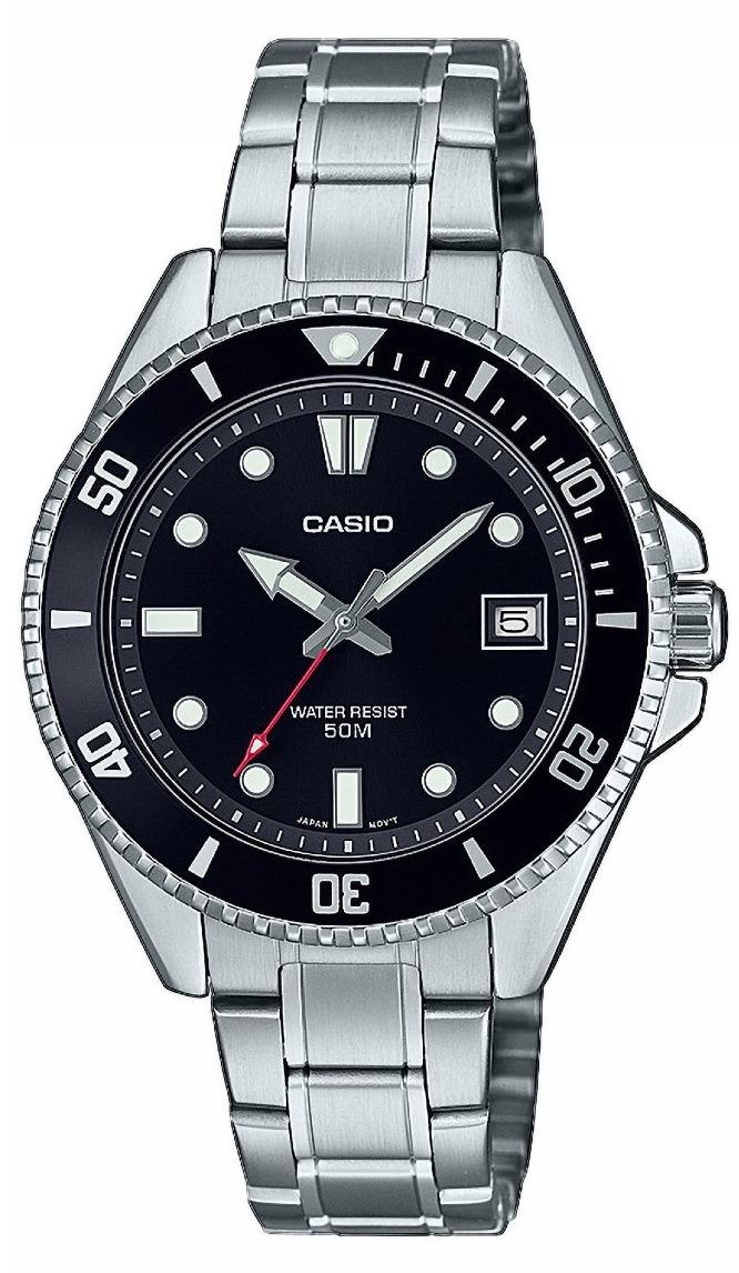 Casio Duro black steel MDV 10D 1A1VEF klockmagasinet