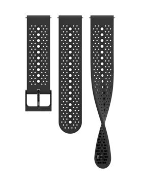 Suunto 5 Peak / 9 Peak All Black silikonarmband 22mm SS050691000