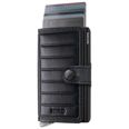 Secrid Premium Miniwallet Emboss Lines Black+