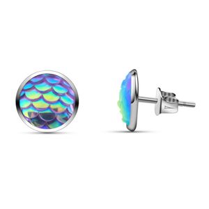 Hopeapuro våg 8 mm örhängen main product photo