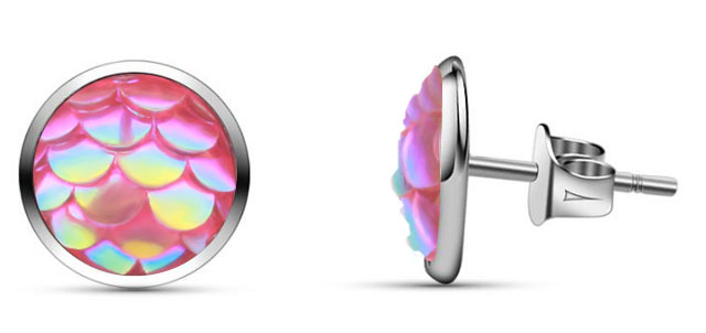 Hopeapuro Ariel 8 mm örhängen