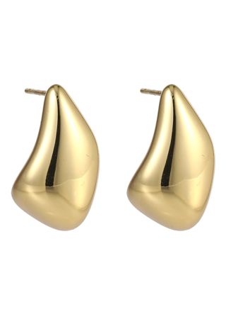 Lykka Strong förgyllda stål örhängen droppe