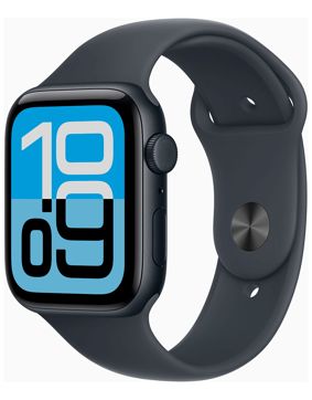 Apple Watch SE 3 GPS 44mm Midnight Aluminium Case with Midnight Sport Band MEHQ4QN/A
