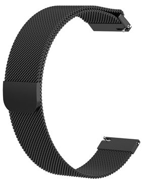 Tiera svart mesh armband