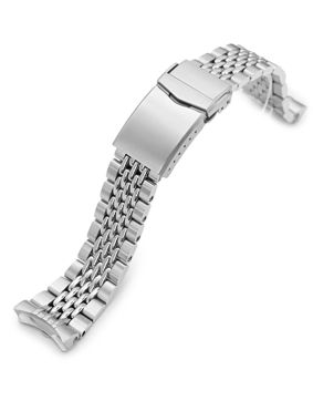 MiLTAT Goma BOR stålarmband för Seiko 5 SS221820BPS123