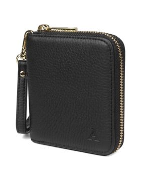 Aarni hjortskinn mini Clutch-plånbok svart/guld