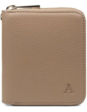 Aarni hjortskinn mini Clutch-plånbok sand/gold