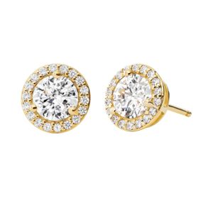 Michael Kors guldfärgat halo silverörhängen MKC1035AN710 main product photo