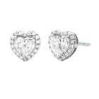 Michael Kors hjärt silverörhängen MKC1519AN040