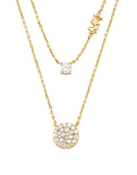 Michael Kors guldfärgat double silverhalsband MKC1591AN710