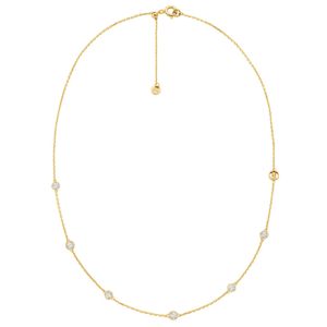 Michael Kors Premium 14K guldpläterat silverhalsband MKC1714CZ710 main product photo