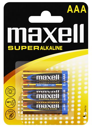 Maxell LR03 Super alkaline (AAA) batterier 4-Pack