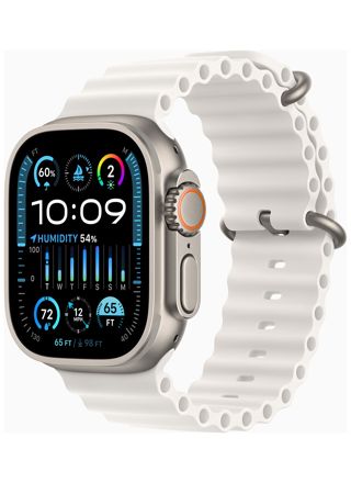 Apple Watch Ultra 2 GPS + Cellular 49mm Titanium Case with White Ocean Band MREJ3KS/A