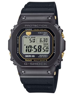 Casio G-Shock MRG-B5000R-1DR Dura Soft Fluoro Rubber Band