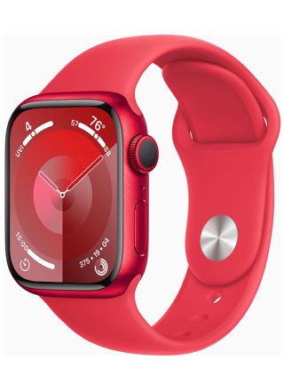 Apple Watch Series 9 GPS 41mm (PRODUCT)RED Aluminium Case with (PRODUCT)RED Sport Band - S/M MRXG3KS/A