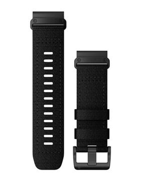 Garmin Tactix Delta QuickFit 26 -nylonarmband musta 010-13010-00