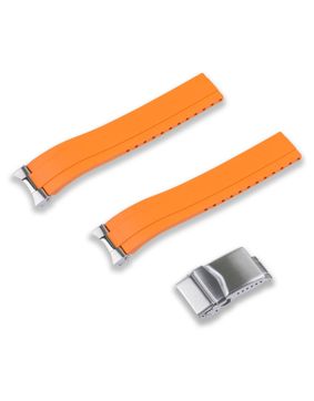 Crafter Blue orange gummiarmband för Seiko 1965 Heritage Diver modeler MX03-143