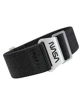 Erika's Originals Brushed NASA MN Black textilarmband