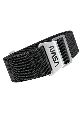 Erika's Originals Brushed NASA MN Black textilarmband
