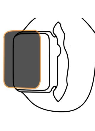 Skärmskydd i härdat glas för Apple Watch 44 mm