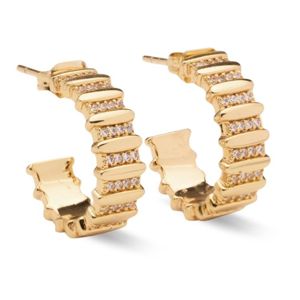 Sparv Night Vibe guldfärgade creolörhängen 1860101 main product photo