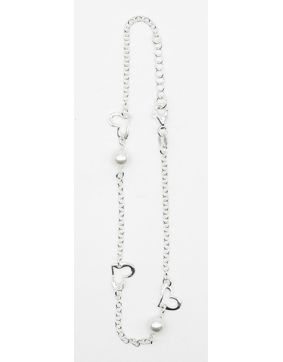 Fotlänk med hjärtan NK47/23+2