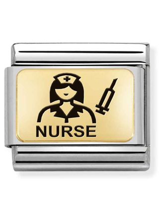 Nomination Classic Gold Nurse 030166/17