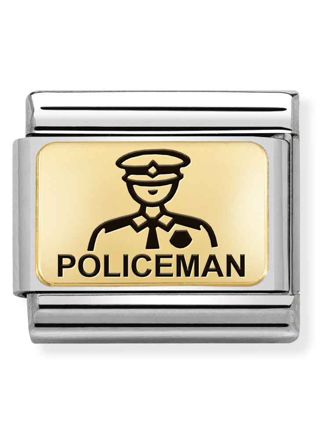 Nomination Classic Gold Policeman 030166/22