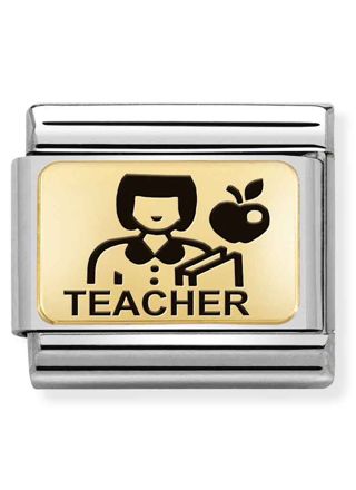 Nomination Classic Gold Teacher 030166/26