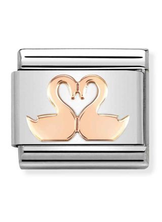Nomination Classic Rose Gold Swans 430104/40