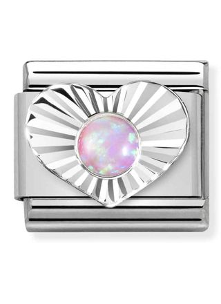 Nomination Classic Silvershine Pink Opal 330508/38