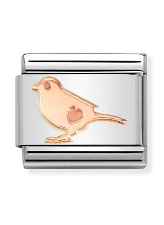 Nomination Classic Rose Gold Little bird berlock 430104/54