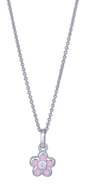 Nordahl Jewellery barn blomma pink halsband 216 325