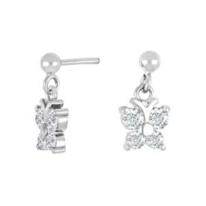 Nordahl Jewellery barn fjäril vit örhängen 325 177 main product photo