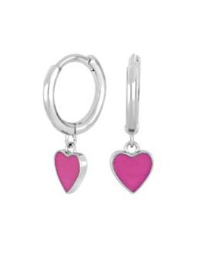 Nordahl Jewellery barn hjärt pink örhängen 345 352