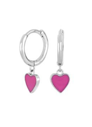 Nordahl Jewellery barn hjärt pink örhängen 345 352