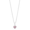 Nordahl Jewellery barn pink hjärt halsband 825 164