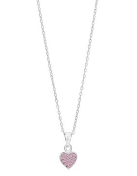 Nordahl Jewellery barn pink hjärt halsband 825 164