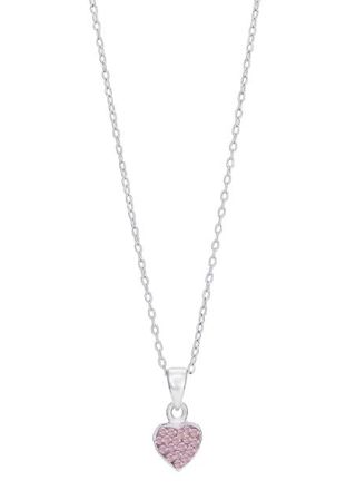 Nordahl Jewellery barn pink hjärt halsband 825 164