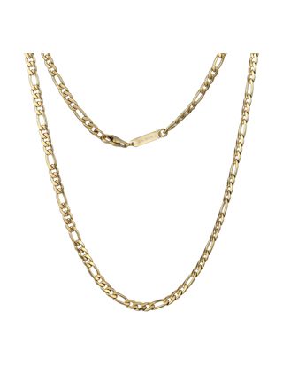 Lykka Strong guldfärgat Figaro kedjehalsband 50 cm