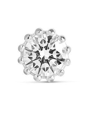 Lempikoru Bud stiftörhänge vit 3307601000