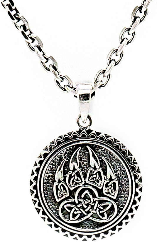 Northern Viking Jewelry Bear Paw hänge NVJ-H-RS037