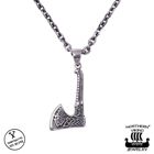 Northern Viking Jewelry Valknut Axe hänge NVJ-H-RS055