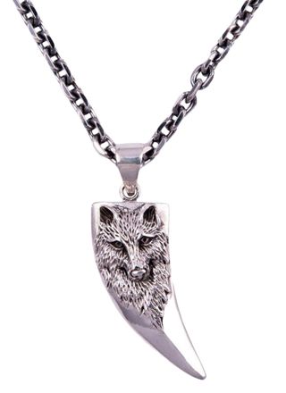 Northern Viking Jewelry Wolf Tooth hänge NVJ-H-RS058